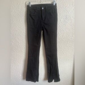American Eagle Outfitters Black next level stretch kick boot Flare Jeans sz 4